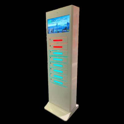 China Stand Alone Smart Cell Phone Charging Stations For Shopping Mall Station for sale