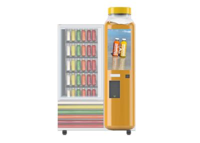 China Children Beverage And Snack Milk Juice Vending Machines With CE FCC Certificate for sale