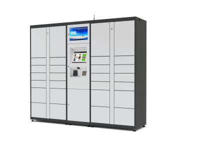 China PIN Code Barcode Smart Luggage Lockers / High End Electronic Storage Airport Lockers for sale