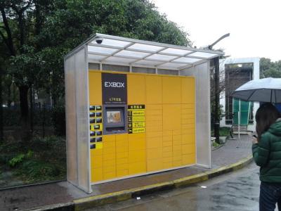 China Smart Outdoor Quick Drop Off  And Pickup Automated Parcel Delivery Click And Collect Locker With API Interface for sale