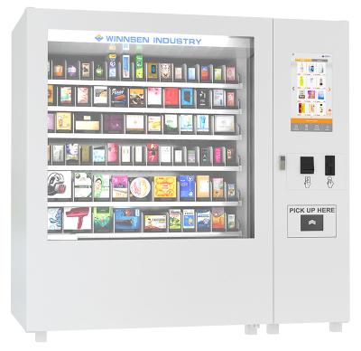 Chine Le distributeur automatique combiné de nourriture a adapté la couleur aux besoins du client pour la station d'école/train à vendre