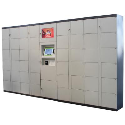 China 12 Doors Waterpark Electronic Storage Locker For Luggage , Package Storage Lockers for sale