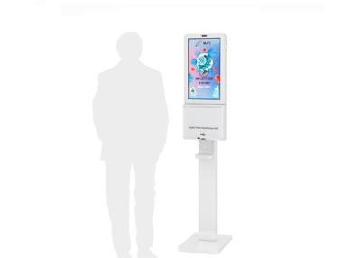 China 21.5 Inch Lcd Advertising Screen Hand Sanitizer Dispenser for sale