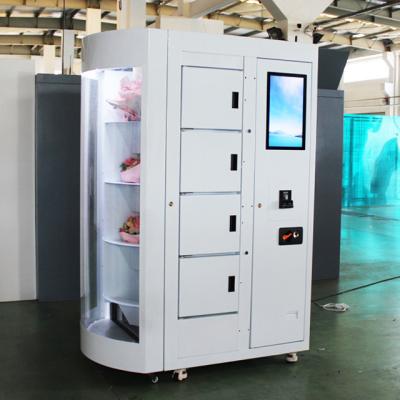 China Subway Self Service Combo 24 Hour Flower Vending Machines with Wifi Remote System for sale