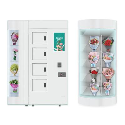 China 360 Rotation Segregation Vending Flowers Machine For Restaurant Hospital for sale
