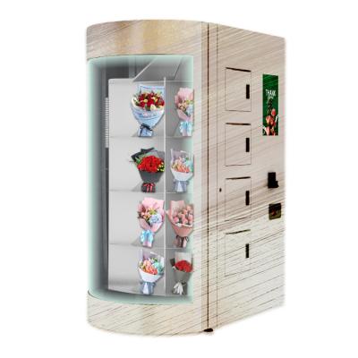China Self Service Restaurant 19inch Floral Vending Machine With Credit Card Payment for sale