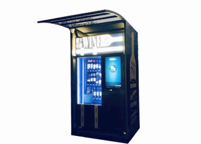 China Remote Stock Monitor Wine Dispenser Beer Vending Machine With Advertising Function for sale