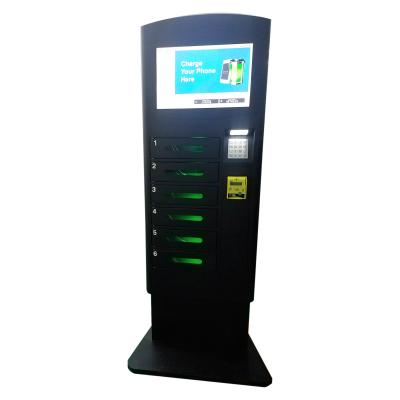 China Remote Control Posters Cell Phone Charging Stations Public Kiosk With Advertising Function for sale