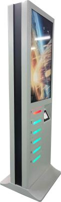 China High End Cell Phone Charging Stations Remote Access Ads Function For Train Station for sale
