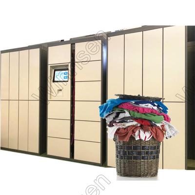 China Remote Control System Outdoor Laundry Locker With Multi Languages Ui Software for sale