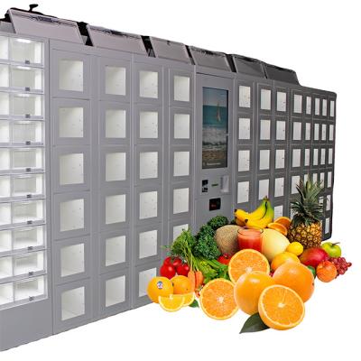 China Winnsen Vegetables Fruits Potato Honey Eggs Vending Lockers with Different Door Size for sale