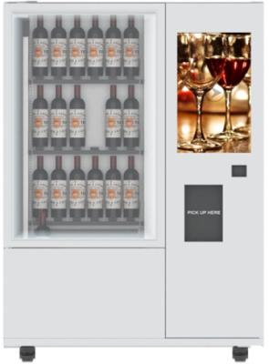 China Conveyor Elevator Alcohol Vending Machine No Touch Purchase Security Camera for sale