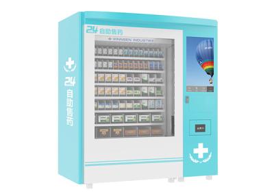 China Máquina expendedora de la farmacia del lugar público del esfuerzo personal con la pantalla táctil grande de la publicidad en venta