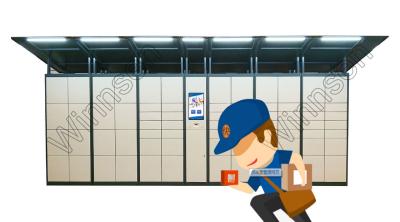 China Rfid Indoor Android System Parcel Delivery Lockers for sale