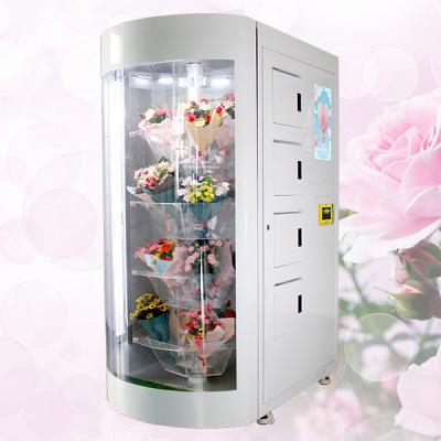China Máquina expendedora floral de 360 rotaciones con el lector de la tarjeta de crédito en venta