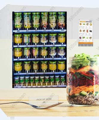 China Touch Screen Credit Card Salad Jar Vending Machine for sale