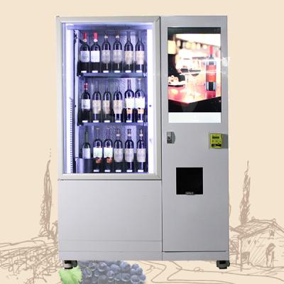 China Red Wine Beer Bottle Whiskey Vending Machine With Elevator Lift System for sale