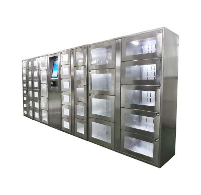 China Stainless Steel Vending Locker Machine Eggs Vegetables Auto Dispensing System for sale