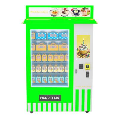 China Refrigerated Cupcake Vending Machine Cooling System With Conveyor Belt Tray for sale