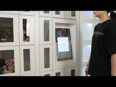 Vegetables Drink Vending Machine Digital Transparent Vending Lockers