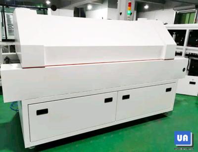 China CE 4KW Reflow Oven 1800mm length 5 Heating Zones RF-5 for sale