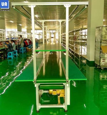 China 3M SMT Production Line 400mm Width Touch Up ESD Belt Conveyor for sale