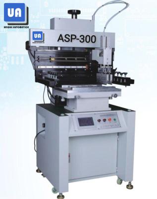 China PLC Touch Screen Solder Paste Printer 320*500mm Platform ASP-300 for sale