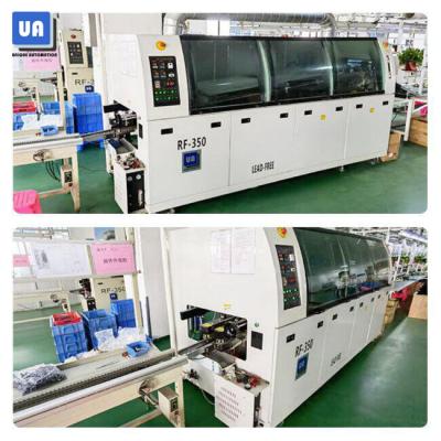 China 750mm Conveyor Wave Soldering Equipment 0.4MPa Spraying RF-350A for sale