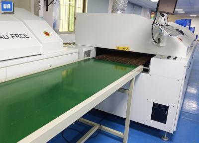 China 10 Zones Lead Free Reflow Soldering Machine PLC 600mm Zone For SMT SMD for sale