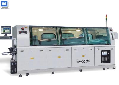 China 1800mm Zone Wave Soldering Machine RF-350XL Lead Free Step Motor Control PLC for sale