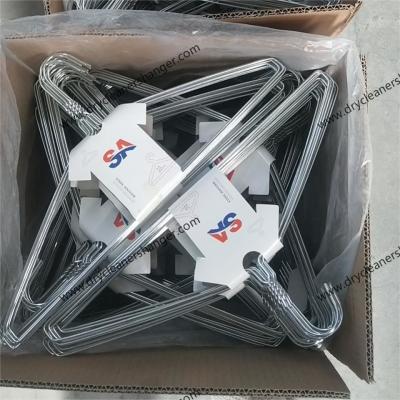 Cina 40cm 2,1mm appendiabiti galvanizzati in acciaio ad alta resistenza alla ruggine appendiabiti per camicie galvanizzati in vendita
