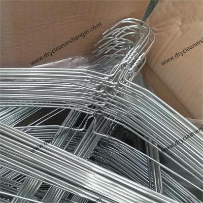 China Strong Diameter Galvanized Wire Hanger  16inch For Launderettes And Dry Cleaners for sale