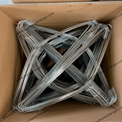 Cina 14.5 Guage Elettro Galvanizzato Wire Hanger Wire Shirt Hanger 40cm in vendita
