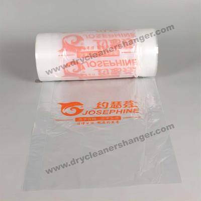 China Durable Clear LDPE Dry Cleaning Garment Covers Perforated For Laundry Service for sale