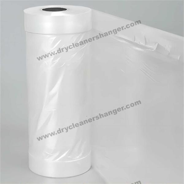 Quality tubular film Dry Cleaning Poly Bags 20x36 0.35Mil For Laundry Shops for sale