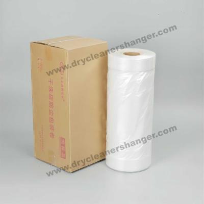 China Custom Gauge Dry Cleaner Garment Bags OEM Dry Cleaners Plastic Clothes Covers for sale