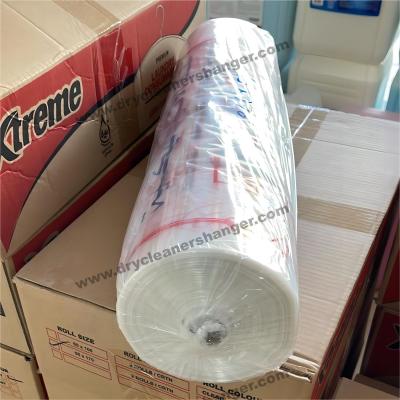 China Perforated Dry Cleaning Garment Covers LDPE  Dry Cleaning Plastic Covers for sale