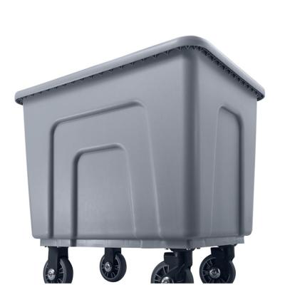 China 10 Bushel Poly Laundry Basket Carts Plastic Material Customized Commercial for sale
