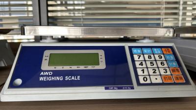 中国 30kg Digital Weighing Scale for Body Scales with 4v Rechargeable Battery and Range 販売のため