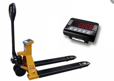 China Hydraulic Pallet Weighing Scales LED LCD Display 2000kg 550*1150 Panel Size for sale