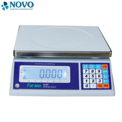 China NLP Printer Digital Weighing Scale ABS Housing Smart Intellegient Single Platter for sale