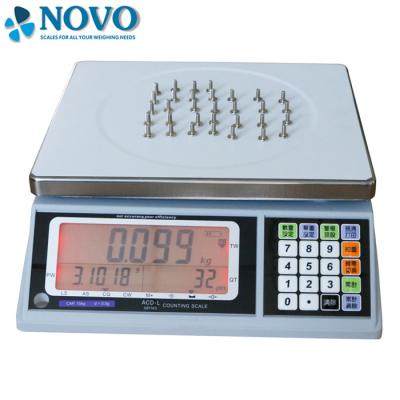 China RS232 Interface Digital Counting Scale with stainless steel pan for sale