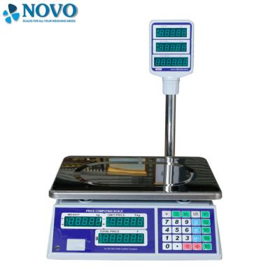 China Grocery Digital Pricing Scale , Portable Digital Scale With Rotary Supporting Arm for sale