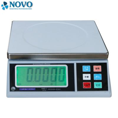 China LCD Electronic Weighing Scale Auto Zero Tracking Rechargeable Battery Operated for sale