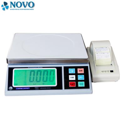 China table top Digital Weighing Scale with printer customized size for sale