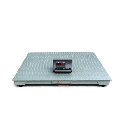 China 500kg Floor Weighing Scale Pallet , Electronic Floor Scale Movable With Printer for sale