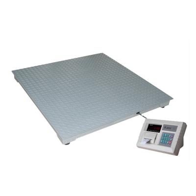China Sandblasting Floor Weight Scale Mild Steel Structure Heacy Duty LED Display for sale