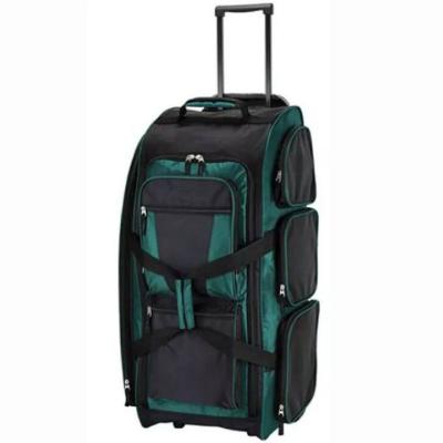 China Outdoor Wheeled Luggage Travel Trolley Bags Multi Pocket Polyester for sale