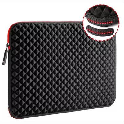 China Diamond Neoprene Laptop Sleeve Case With Water Resistant Protection for sale