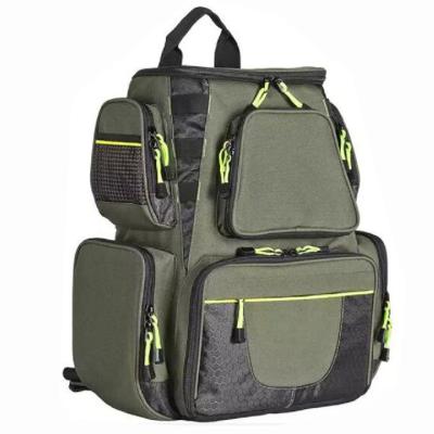 China Multi Function Outdoor Fishing Tackle Backpack Durable Fishing Box for sale